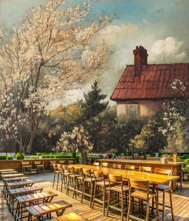 Das kleine Restaurant mit Märchenbuchbiergarten in Oberbayern